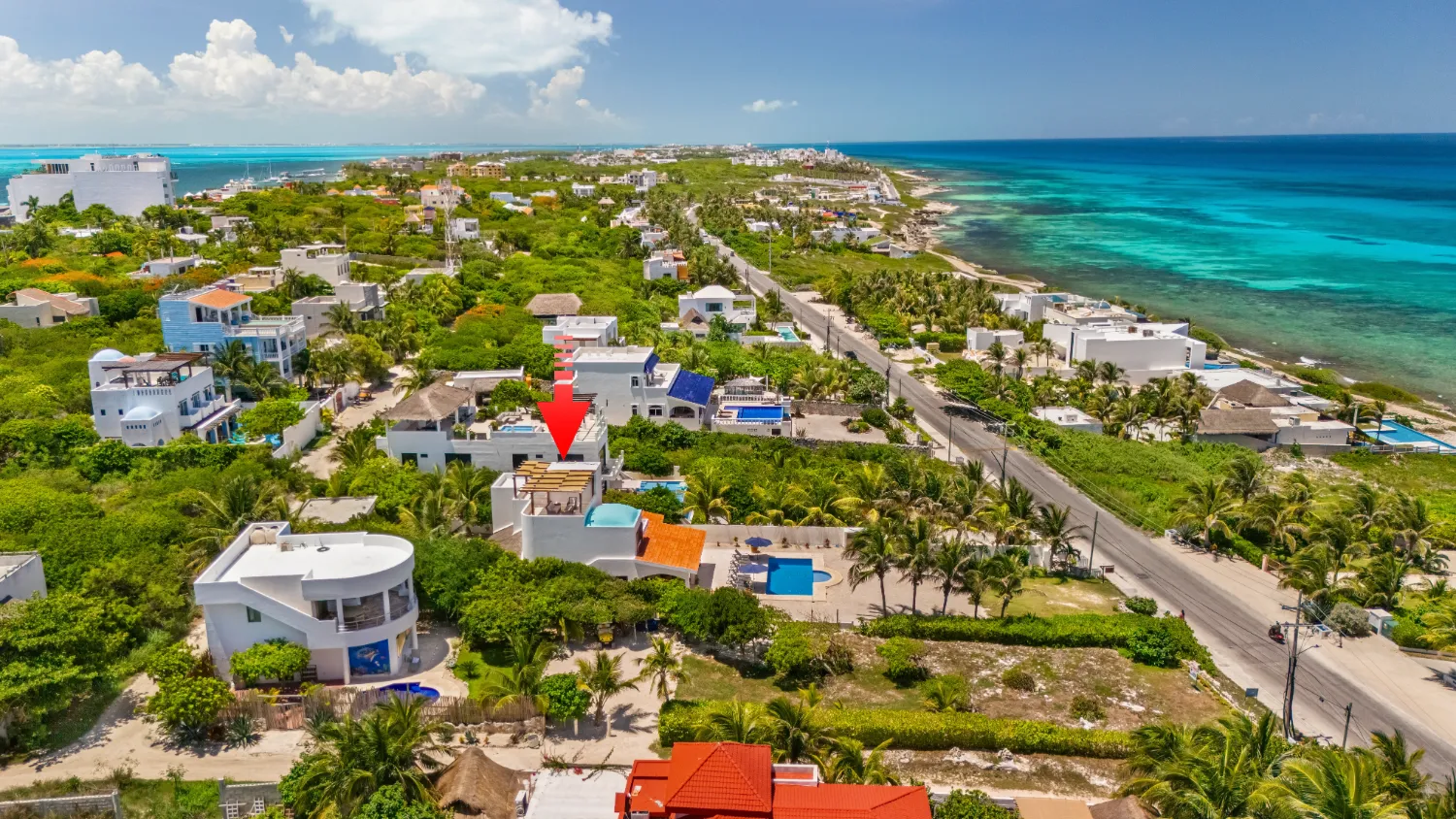 Casa del Pescador Aerial View